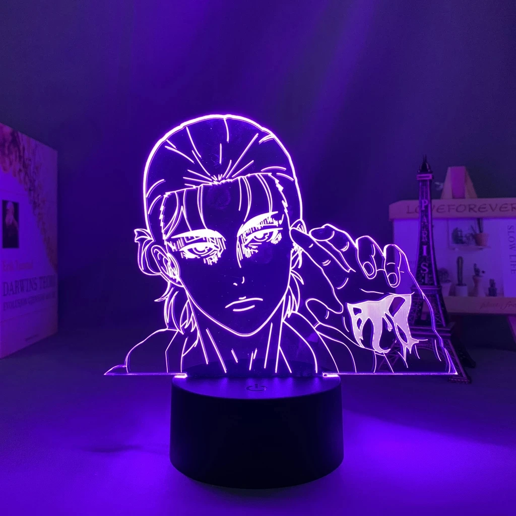 

Anime Led Lamp Attack on Titan Eren X Jujutsu Kaisen for Kid Bedroom Decor Birthday Gift Manga AOT Attack on Titan 3d Led Light