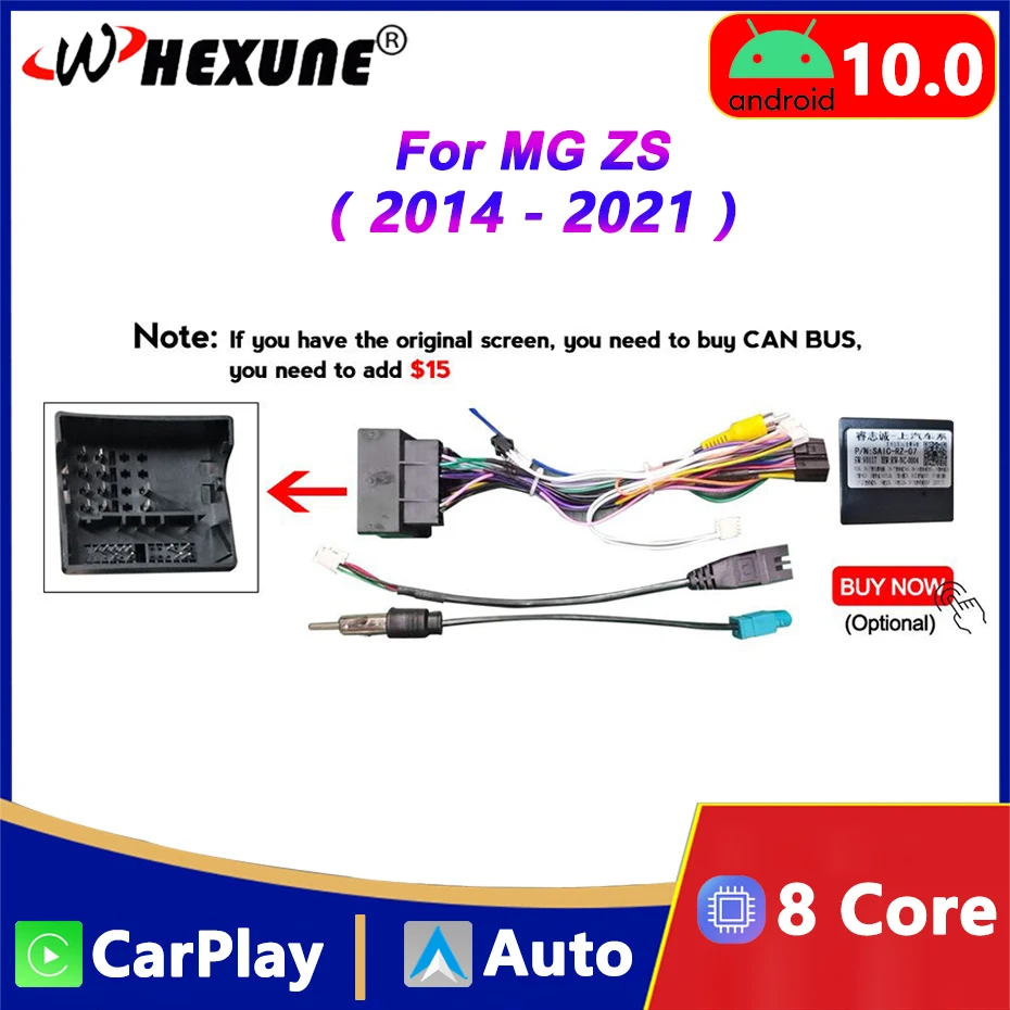 

WHEXUNE For MG ZS 2014 2015 2016 2017-2021 Multimedia Player Canbus