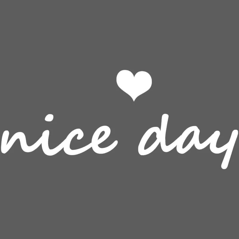 Виниловая наклейка на стену Nice Day наклейки для гостиной девочек спальни домашнее