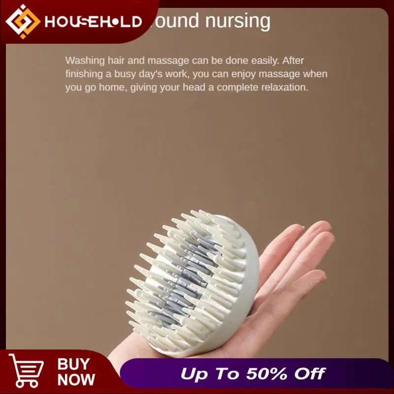 

Massage And Activate Collaterals Shampoo Brush Brushing Teeth Is Soft Dented Design Detachable Shampoo Brush Antenna Bump Design