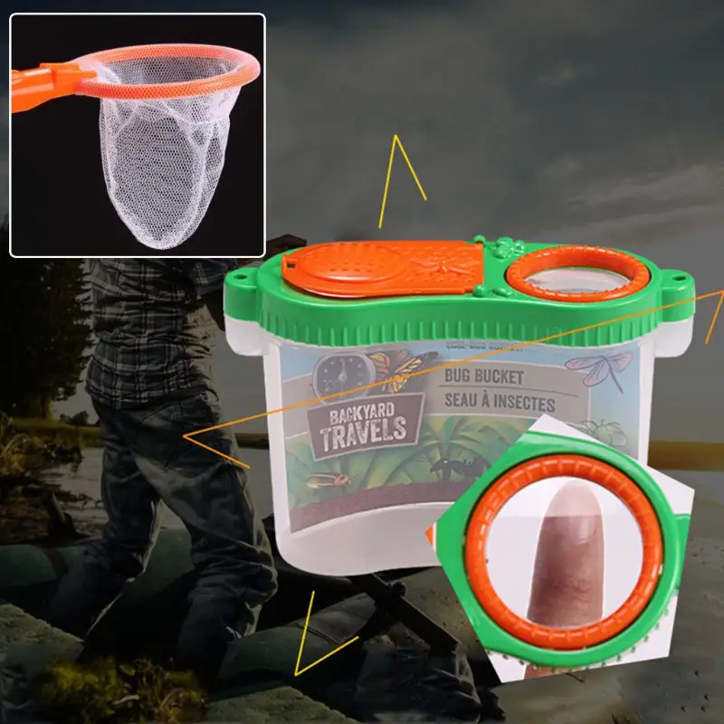 

Portable Handheld Glass Children Education Toy Insect Observation Box Dropship