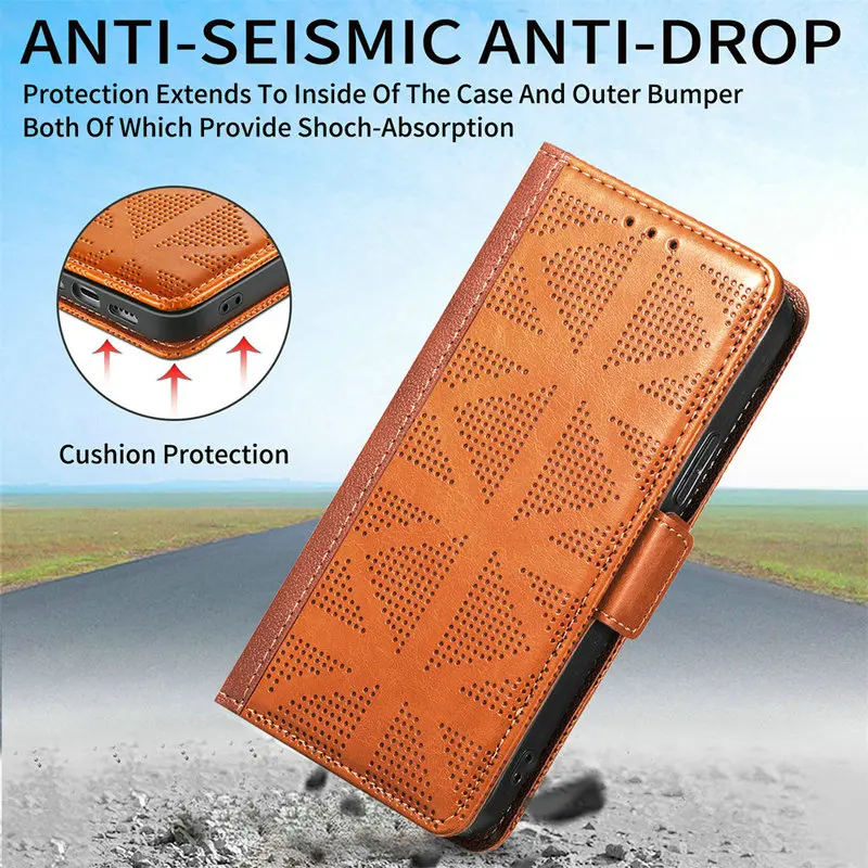 Новый кожаный чехол-книжка с застежкой кошелек чехол для Samsung Galaxy M23 5G роскошный 360