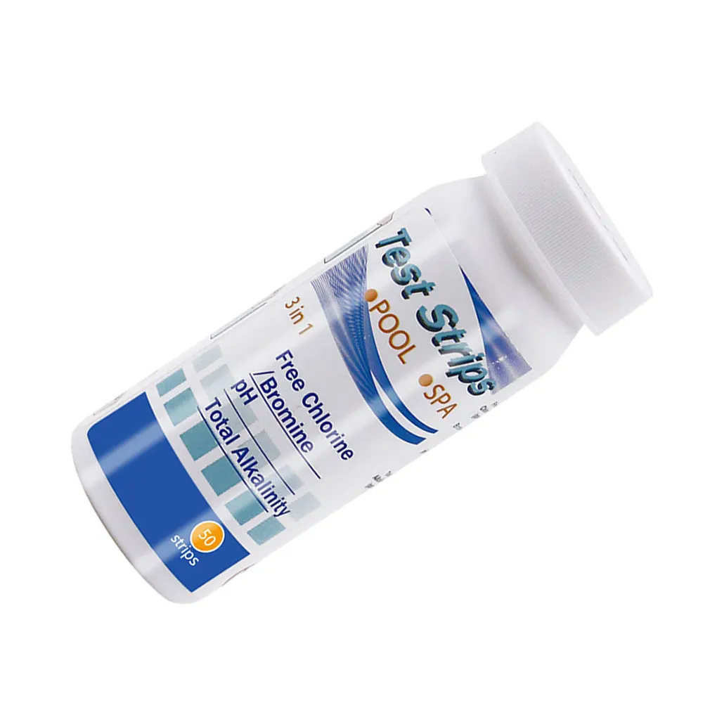 

3 in 1 50 Pieces Bottle pH Indicator 6 8-8 4 Pool Test Strips Tester