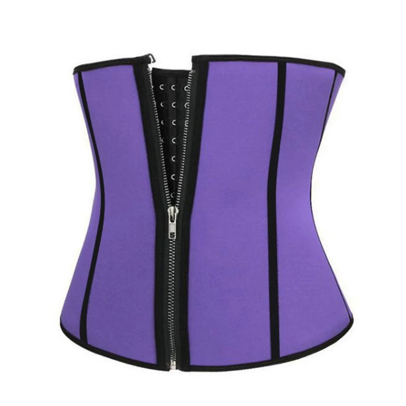 

Zip-Up Shapewear Corsets Weight Loss Aids Wicking Body Shaping Fitness Abdominal Unisex Waist Support Styling Gathering