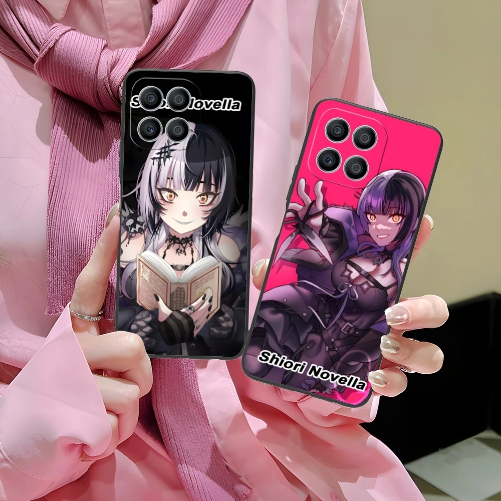 Shiori Novella Fashion Mobile Cell Phone Case for Huawei Honor 90 80 70 60 50 30 20 10 9 8 7 Pro S SE Lite 5G Black Cover Shell
