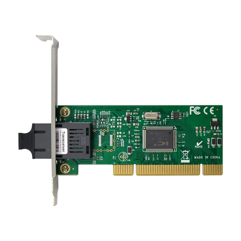 

PCI IP100A Network Card ST7261 IC Plus IP100A PCI Single Port Network Card SC Fast Ethernet Adapter Network Card