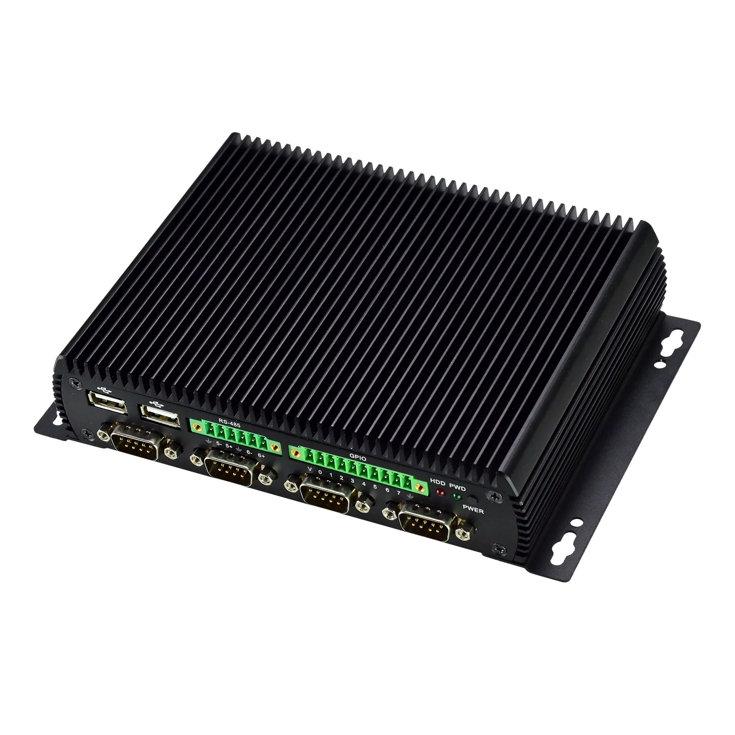 Fanless Embedded Box PC Based on NXP i.MX 6 Series CPU with RS232/485, Dual Display and GPIO Function