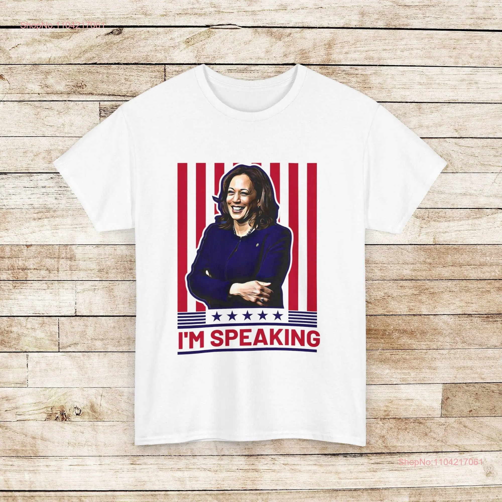 Футболка Kamala Harris 24 For The People President 2024 Madam I am Speaking с длинными или короткими рукавами