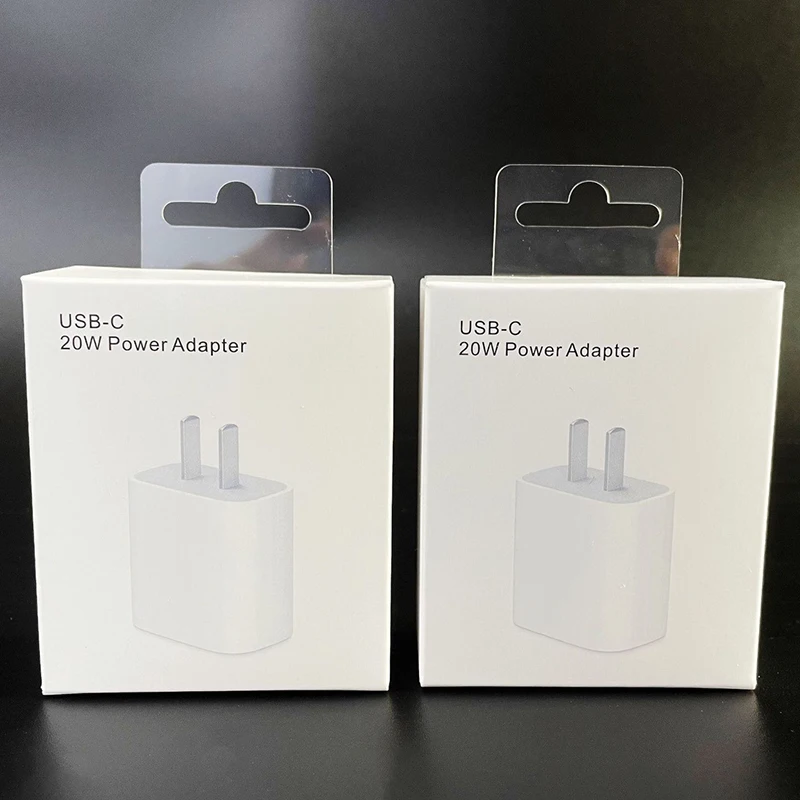

10PCS 1:1 20W USB-C Power Adapter For iphone 13 12 11 Pro Max Type C Fast Charger For Apple Cable For iPhone 7 8 Plus X XS 11 12