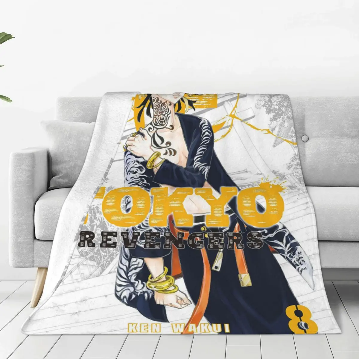 

Tokyo Revengers Chifuyu Matsuno Flannel Blankets Japan Anime Manga Funny Throw Blankets for Bed Sofa Couch Bedspread