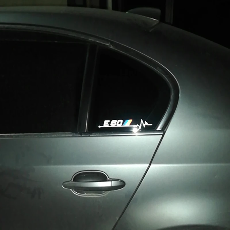 2 шт. автомобильные наклейки на боковое окно спортивные для BMW E36 E37 E38 E39 E46 E60 E61 E62 E87