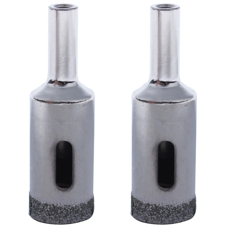 

2X Diamond Particles Coated Drill Bit Ceramic Tile 16Mm Dia Glass Hole Saw Promotion