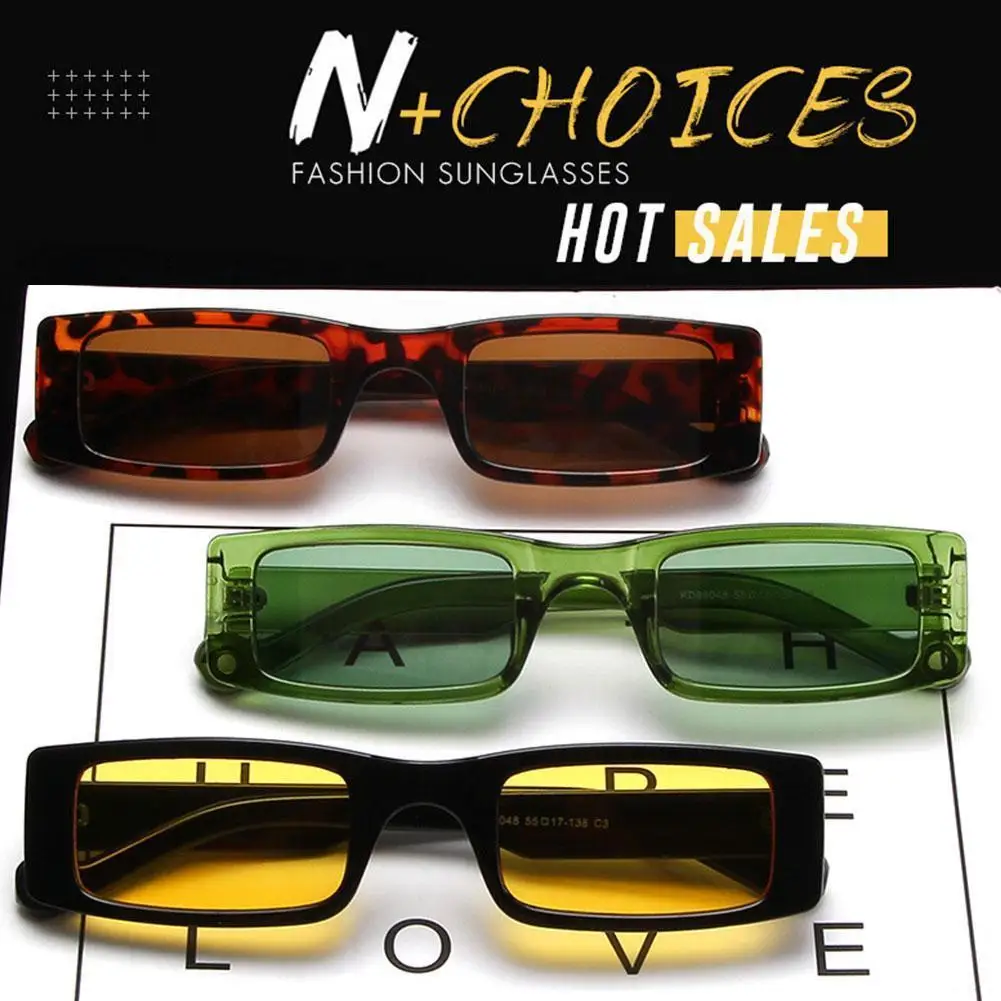 

Sleek Fashion Sunglasses For Women And Men Square Designer Ladies Glasses T9o6
