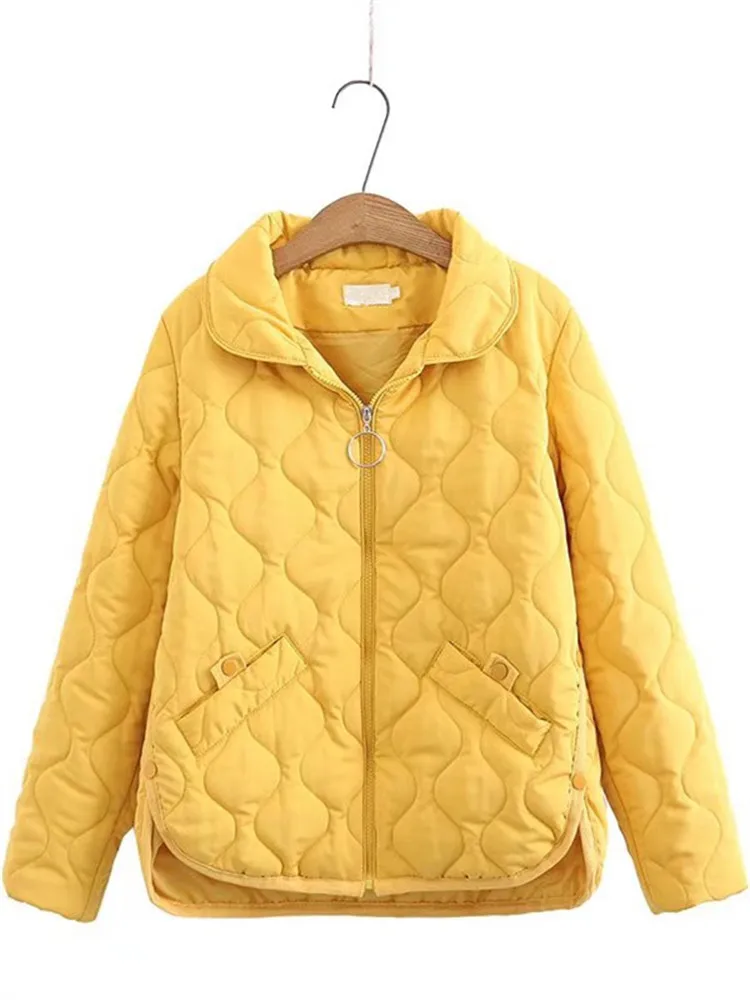 Женское Осенне-зимнее Пальто Больших Размеров Со Съемным Воротником Однотонное