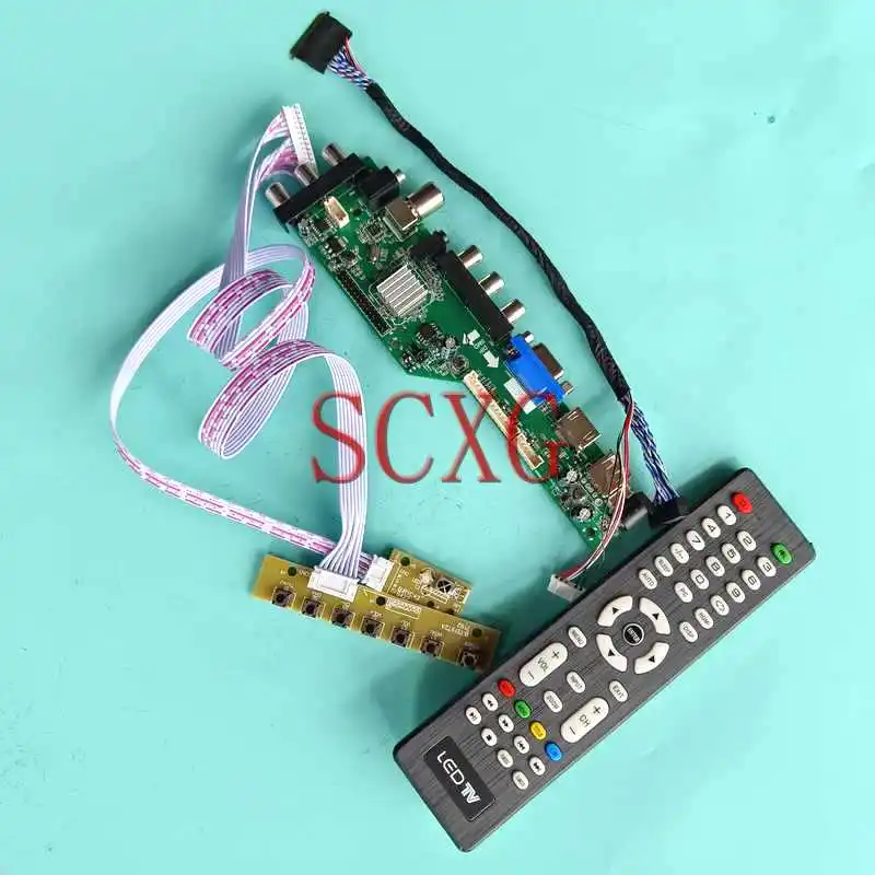 

For N164HGE-L11/L12/L21 Laptop Screen DVB Digital Controller Board HDMI-Compatible VGA USB AV RF LVDS 40 Pin 16.4" Kit 1920*1080