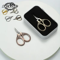 advanced tin box packaging stainless steel antique scissors super cute vintage mini scissors for sewing cross stitch scissors