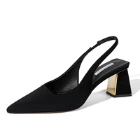 a high heeled shoe with quality
