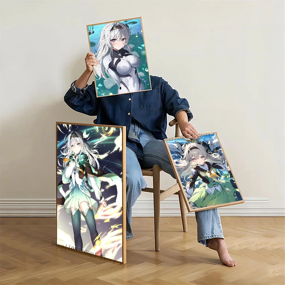 Аниме игра Honkai звезда рельс Светлячок плакат наклейки гостиная спальня вход
