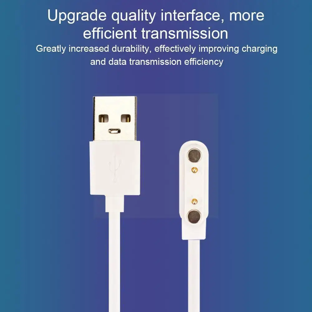 

2pin Watch Charge Cable Magnetic Usb Charging Line Universal Portable Power Charger Cable For Watch 23inch R7j8