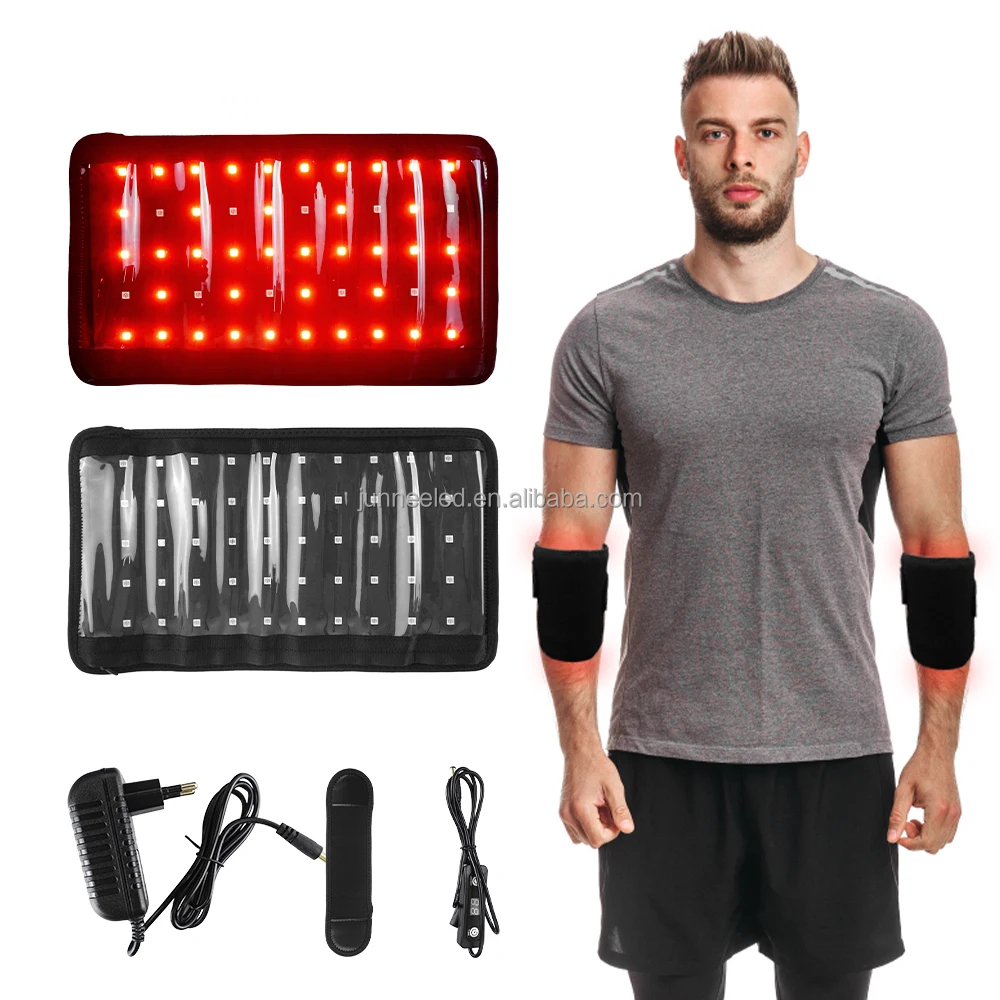 

Joint Knee Arm treatment 660nm 850nm Near Infrared Pain Relieve Device Red Light Therapy Joint Knee Arm Wrap Pad Belt