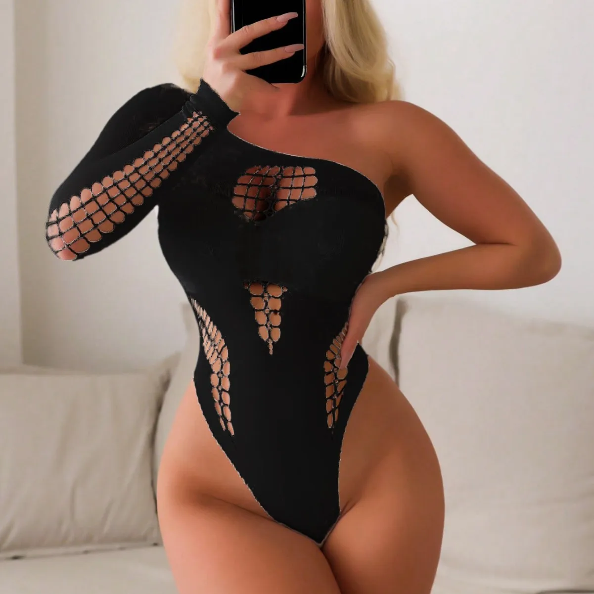 Осень 2024 пикантные прозрачные обтягивающие боди для девочек женские комбинезоны
