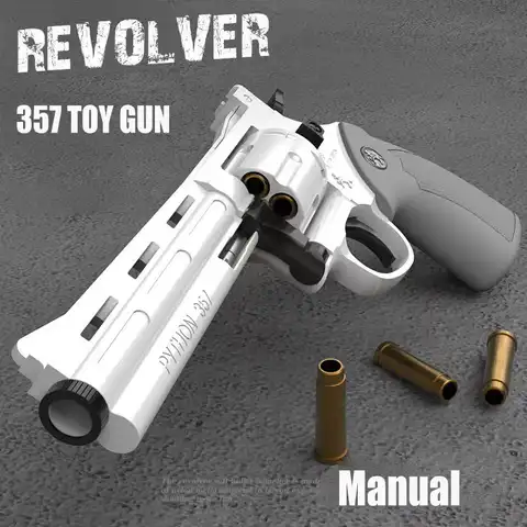 ZP5 357 револьверный пистолет, строительное устройство, оружие для страйкбола для стрельбы на открытом воздухе, Pistola для мальчиков, подарок на ...