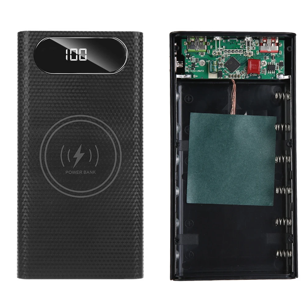 Портативный корпус для самостоятельной сборки держатель аккумулятора 6*21700