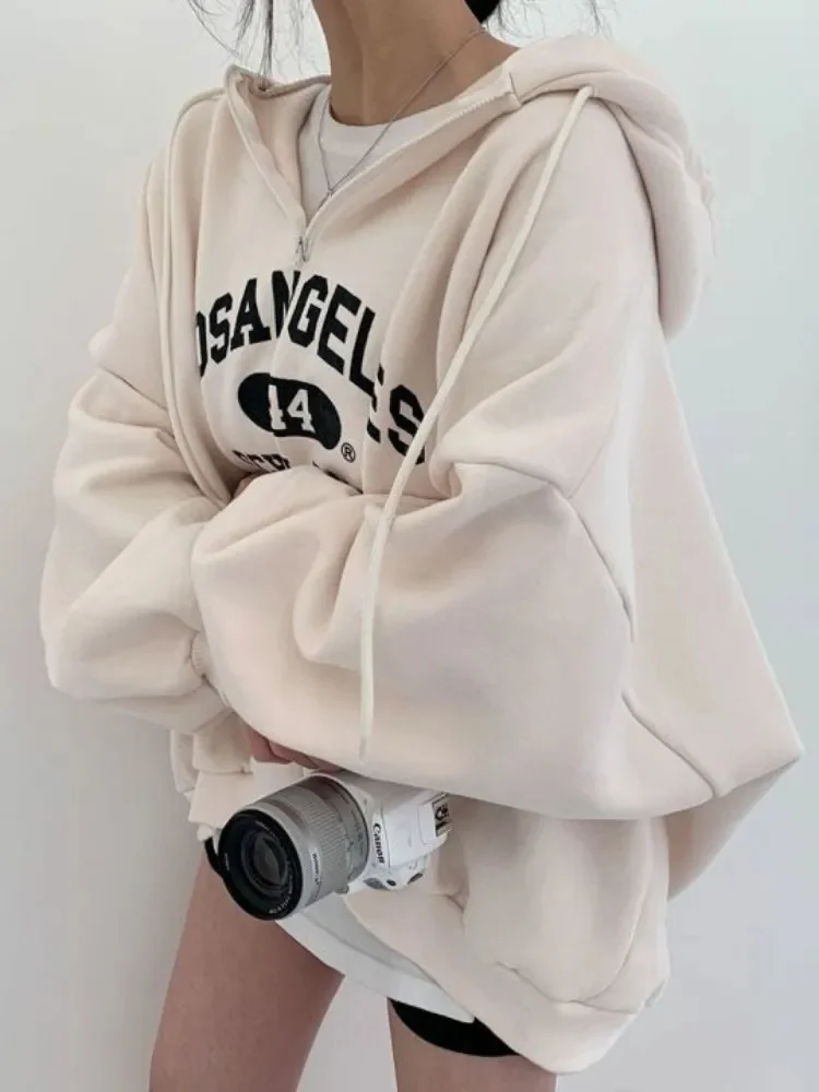 

Толстовки Deeptown в стиле Харадзюку с винтажным принтом букв, Женский пуловер в стиле K-POP с полумолнией и длинным рукавом, топ для пар