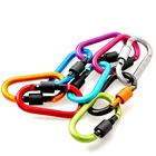 Фонарь для кемпинга, снаряжение для выживания из сплава алюминия, крючок для альпинизма, карабин GYH