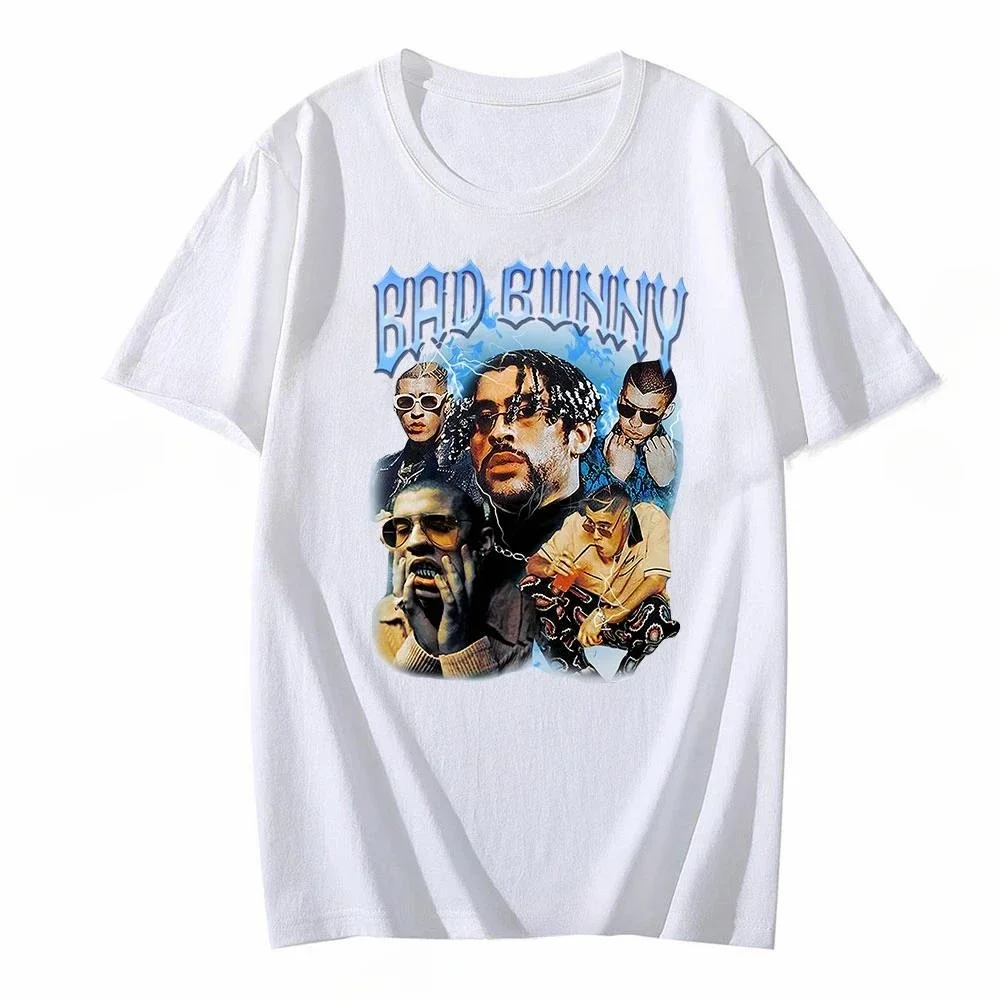 UN VERANO SIN TI Модная футболка с принтом Bad Bunny в стиле хип-хоп альбом для мужчин и