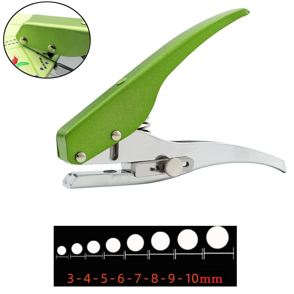 

1 Pc Punch Pliers Round Single Hole Puncher Hand Paper Scrapbooking Photos Punches 3-10mm Pore Diameter Hole Puncher