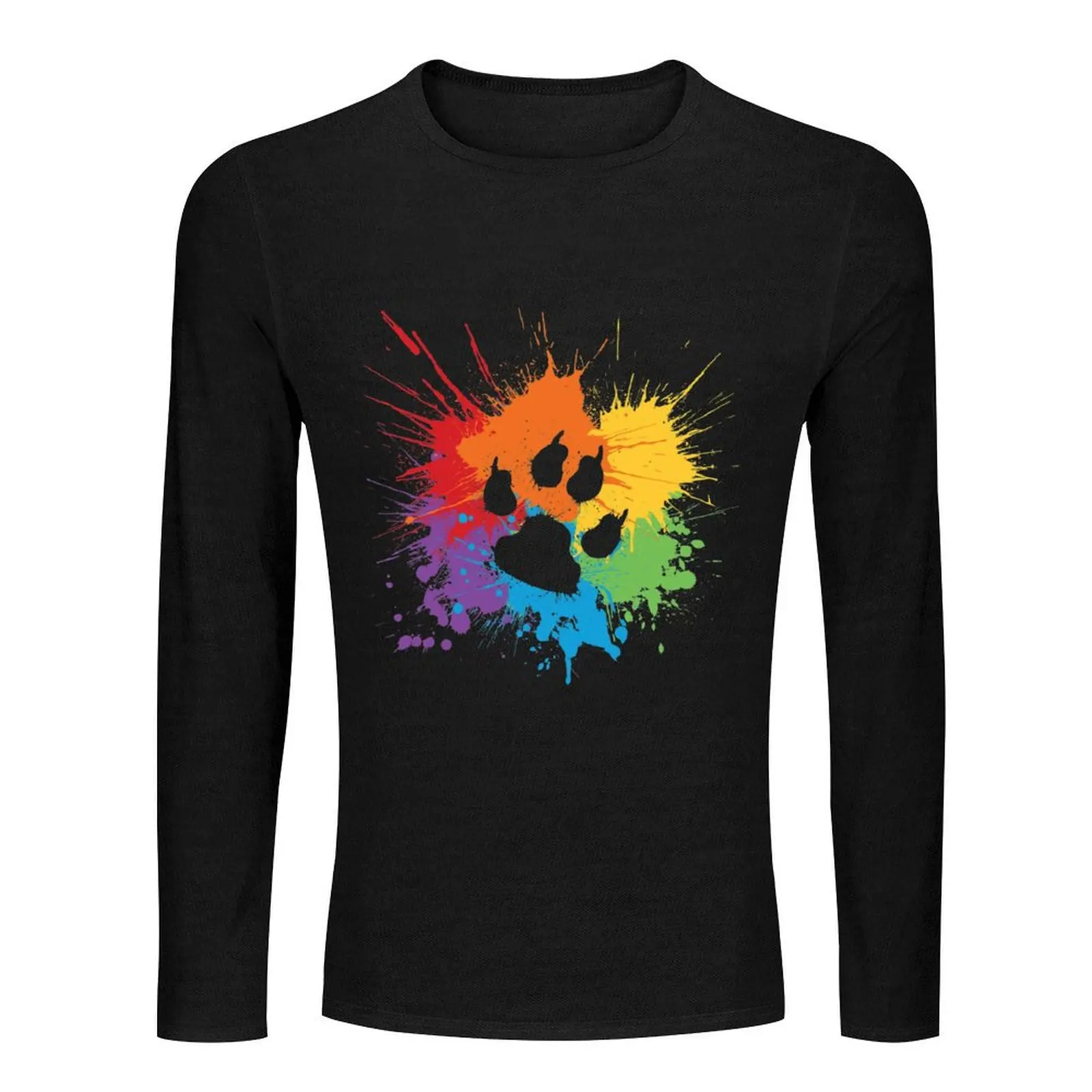 Длинная футболка Paw Pride: Dark 2019 спортивные футболки для фанатов возвышенная