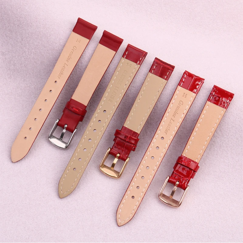 Красный женский браслет с ремешком для Casio Armani CK CITIZEN Tissot DW Fossil Series универсальный