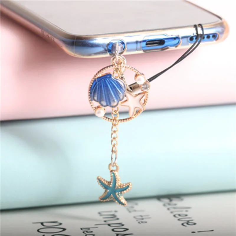 Пылезащитная заглушка в виде ракушек Starfish Очаровательная кавайная для зарядки