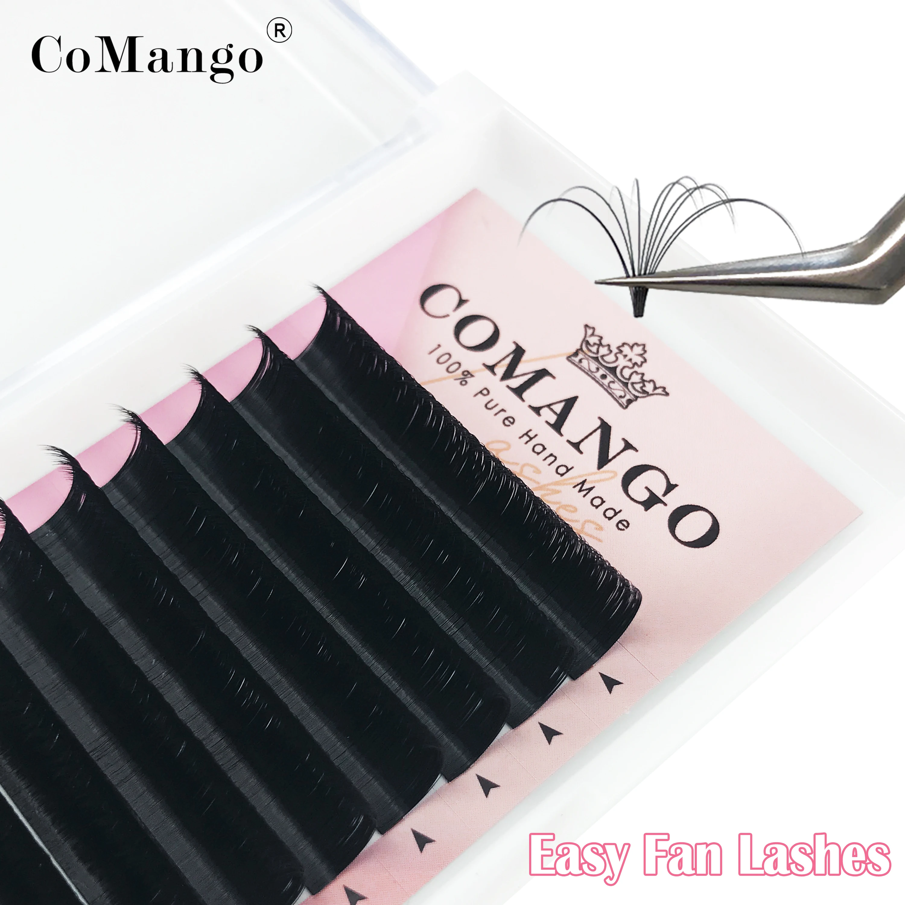 

Lash Extension Dark Volume Easy Fan Lashes Blooming Eyelashes Flare Eyelash Russian Volume Auto Fan Silk Lashes