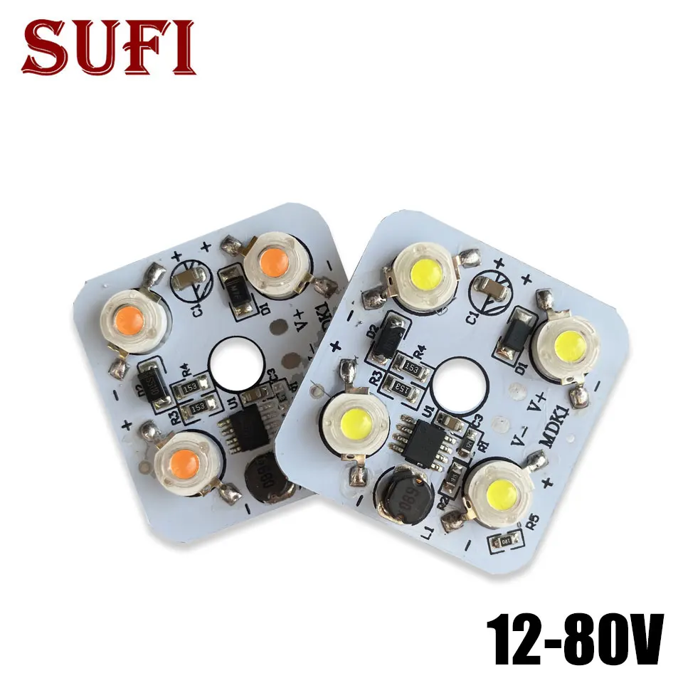 

Светодиодная лампа LCFOCUS DC12 - 80V 4W/12W теплый белый/красный/зеленый/синий