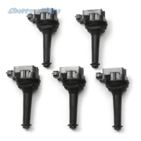 new ignition coils set 4 pin for volvo 2 4l 2 5t c70 2003 2003 xc90 2004 2014 b5254t2 2 9l t6 b6294t 307134160 0 221 604 008