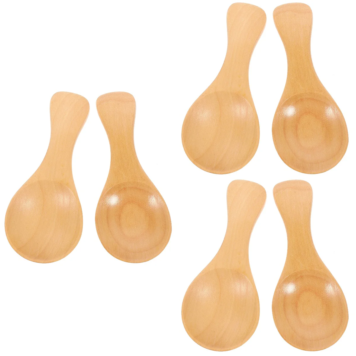 

6 Home Spoons Convenient Tea Spoons Practical Tea Scoops Small Spoons Supplies