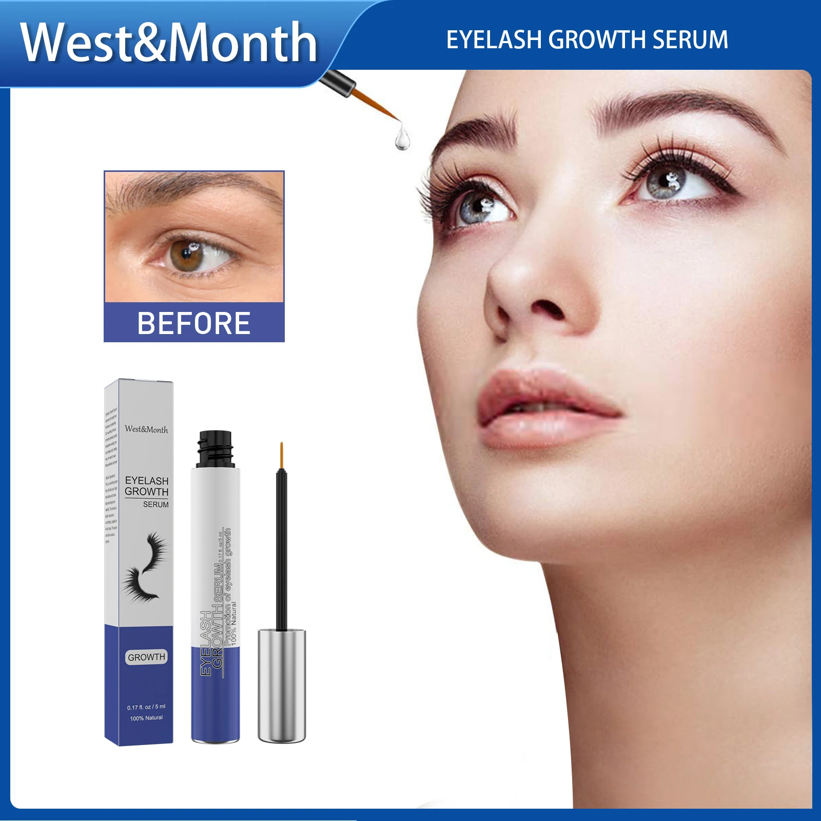 

Mascara Eye Lashes Serum Lengthening Black Eyelashes Extension Long Lash Makeup Curled Eyelashes Eyebrows Moisturizing Seamless