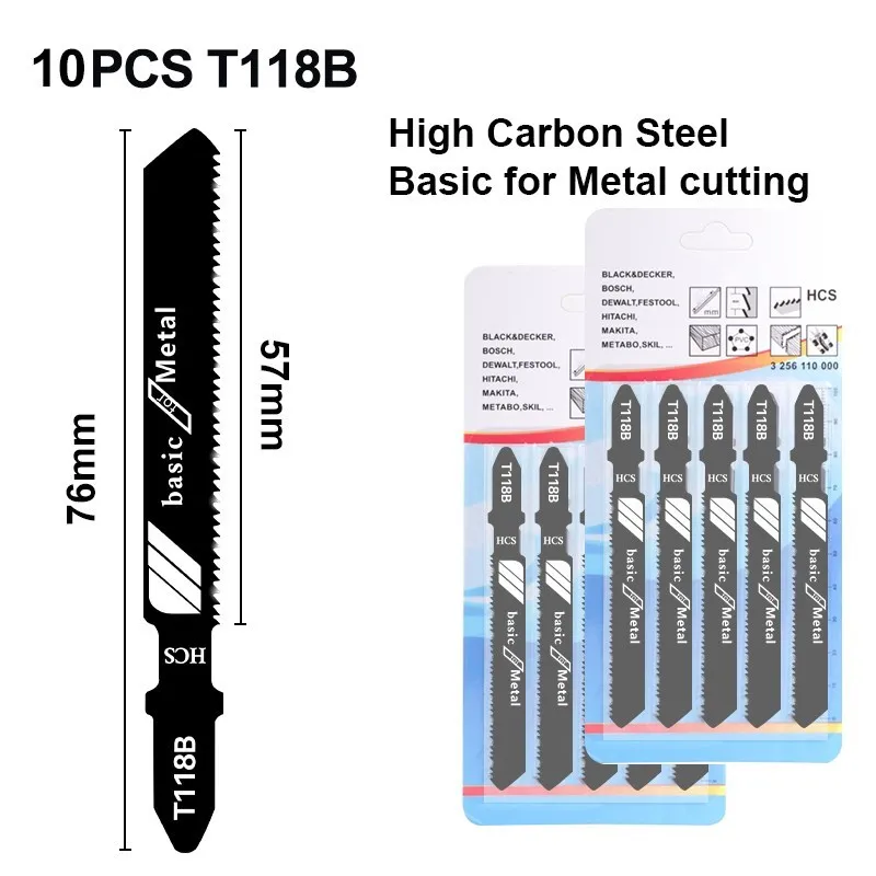 Лобзиковые полотна HAMPTON T118A T118B T118G 5/10 шт