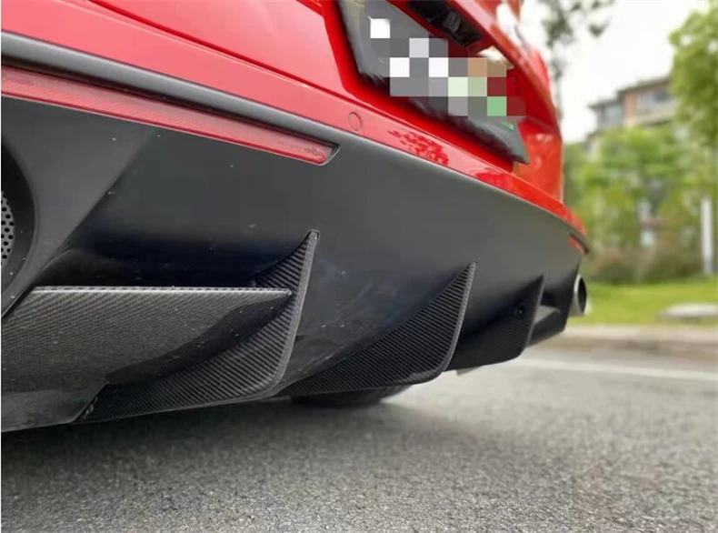Задний диффузор из углеродного волокна для Ferrari California T 2015-No комплект бампера