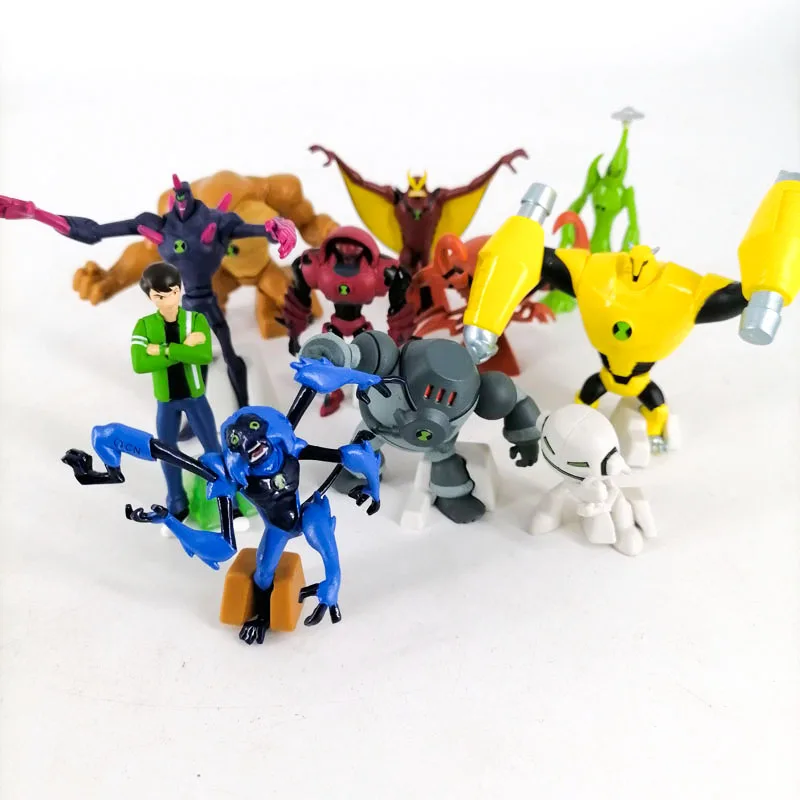 Bandai подлинный Ben10 Инопланетянин мощность макси коллекция Ben Tennyson 10 кукла игрушки