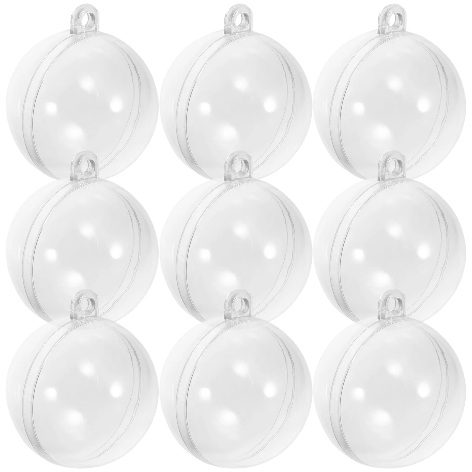 

40 Pcs Fillable Candy Ball Decor Home Xmas Tree Decoration Hanging Christmas Decors Filling Ornament Clear