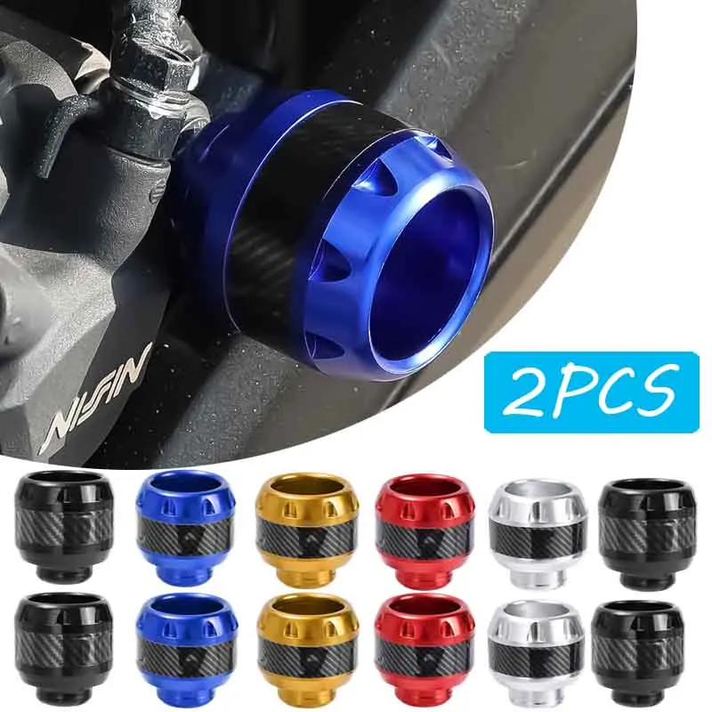 

2Pcs Aluminum Alloy Motorcycles Falling Protector Explosion-proof Universal Front Fork Cups Sliders Crash Moto Safty Accessories