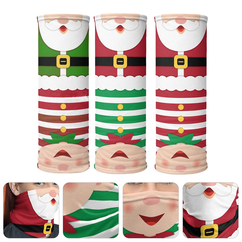 

Face Scarf Christmasneck Bandana Covering Gaiter Cover Winter Hood Headband Kerchief Windproof Skiing Bib Climbing Balaclavas