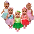 Одежда для куклы-младенца, 43 см, летняя рубашка, 18 дюймов, американское платье для куклы-девочки