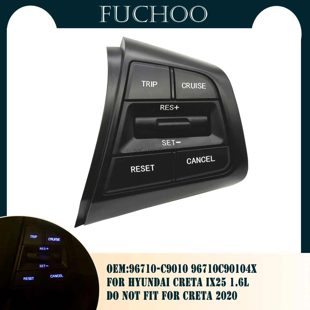 Car Accessories Steering Wheel For Hyundai ix25 creta 1.6 Cruise Control Remote Control button The Right Side 96710C90104X
