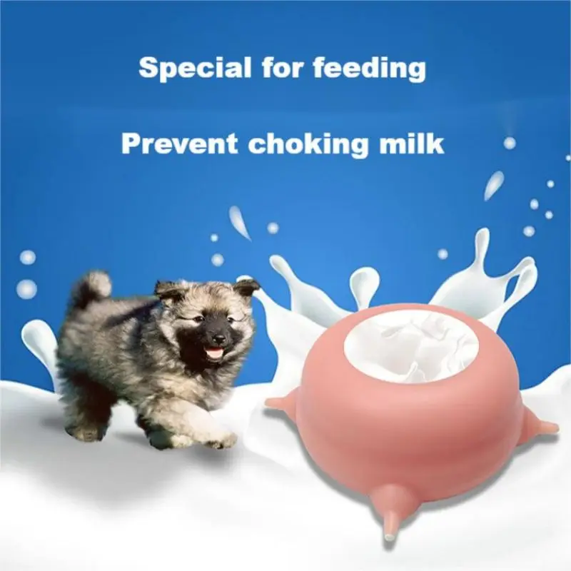 

Bubble Milk Bowl Multi 5 Silicone Kitten Puppy Nipple Feeder Station New Born Dog Cat Nursing Feeding Bottle