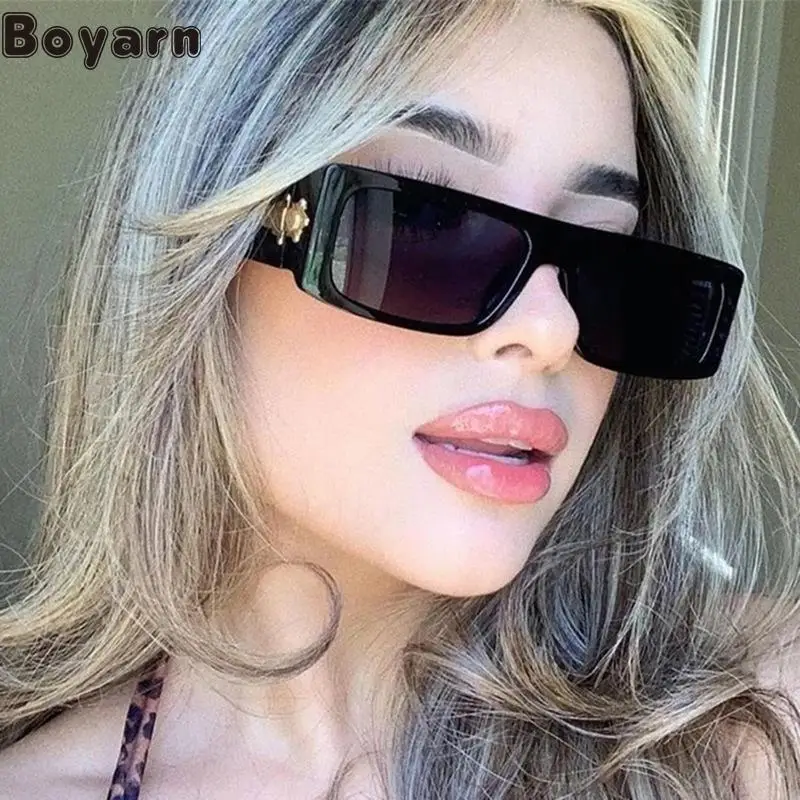 

Boyarn Style Small Frame Square Fashion Sunglasses Men's And Women's Eyewear Foreign Trade Trend Glasses Gafas De Sol Sunglasses