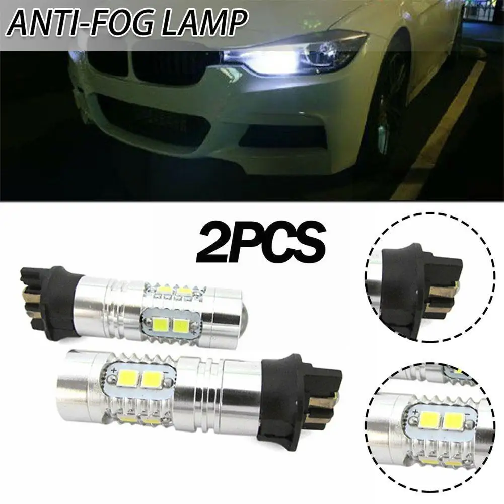 

2x For BMW 3 Series F30 F31 F34 PW24W 10W LED DRL Daytime Running Light Canbus 2835 10SMD Anti-fog Lights A2F9